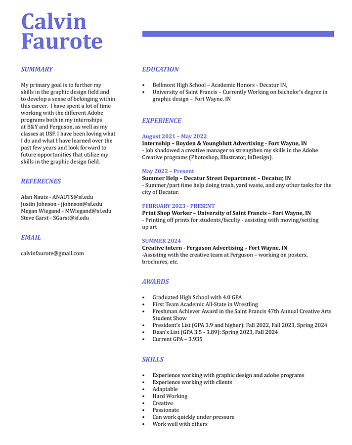 Resumé